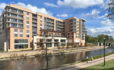 The Village at The Woodlands Waterway .